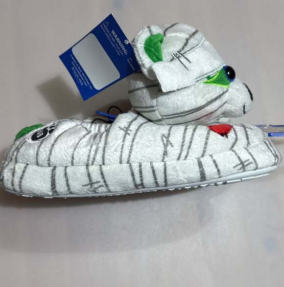 Build-A-Bear Workshop  Mummy Bear Plush Slip-On Slippers S10/11 - Picture 13 of 16
